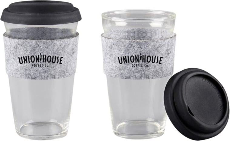 Produktbilde for Hope 470 ml Glasskopp med RPET Filt-grep