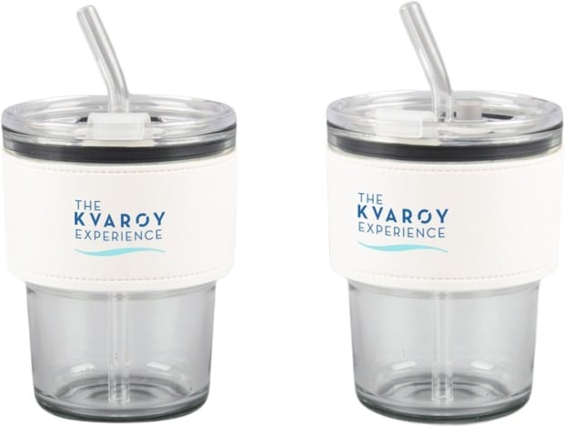 Produktbilde for Edith 340 ml Glasskopp med Resirkulert PU-grep