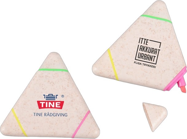 Produktbilde for Notra Hvetestrå Trekant  Markeringstusj