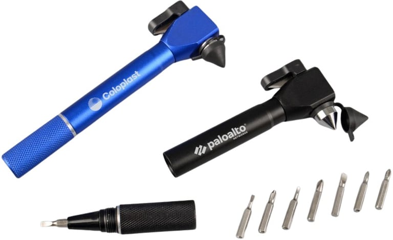 Produktbilde for Bærbart Skrutrekkersett med Sikkerhetshammer