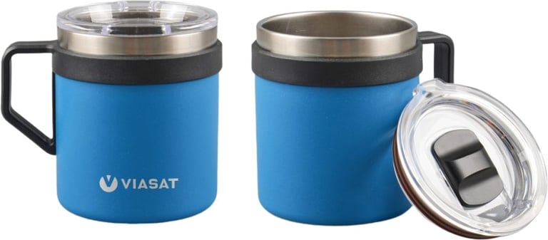 Produktbilde for Kotor Rustfritt Stål Kaffekrus med Håndtak