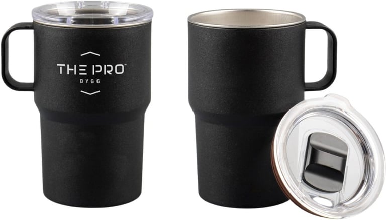 Produktbilde for Sintra Rustfritt Stål Kaffekrus med Håndtak