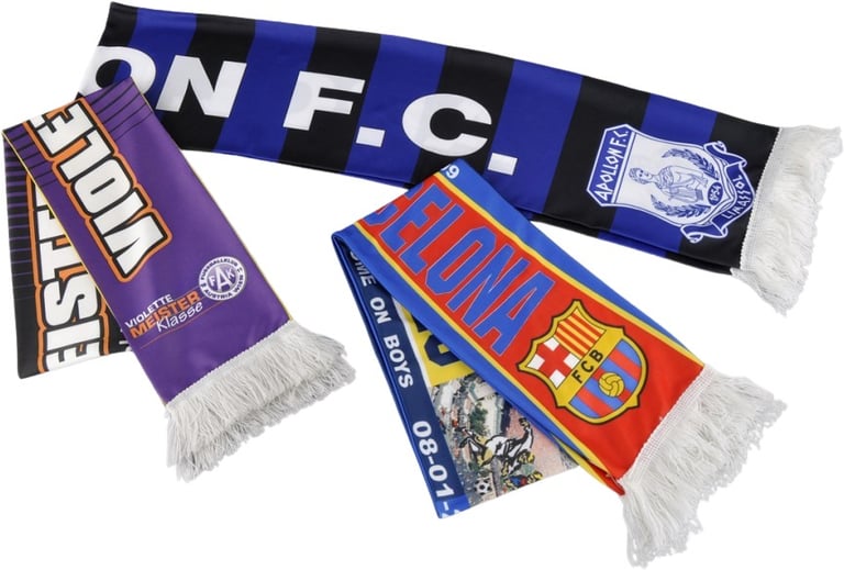 Produktbilde for Polyester Supporterskjerf