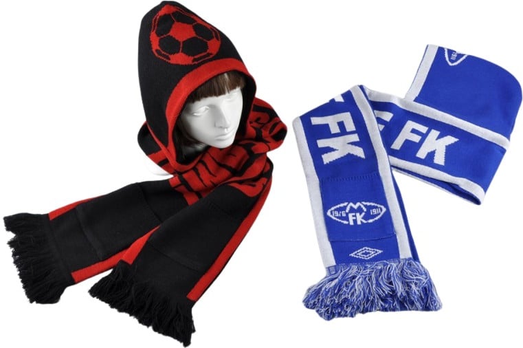 Produktbilde for Supporterskjerf med Hette