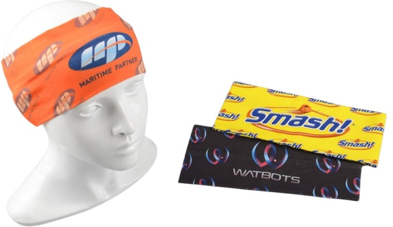 Produktbilde for Bomull og Spandex Fullfargetrykket  Pannebånd