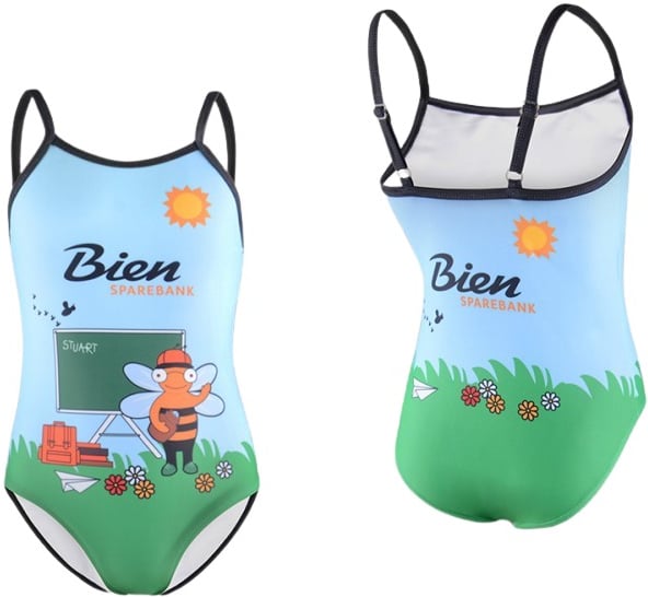 Produktbilde for Milan RPET Fullfargetrykket Badedrakt  Barn