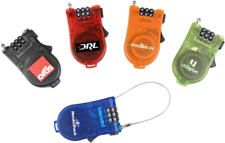 Produktbilde for Uttrekkbar Kabel 110 cm Kombinasjonslås