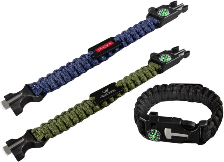 Produktbilde for Dakar Paracord 5-i-1 Overlevelse Armbånd
