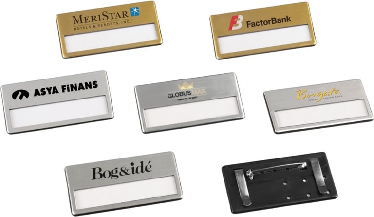 Produktbilde for Zeri Plast Navneskilt med Vindu