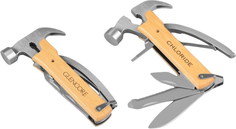 Produktbilde for Auro 12-i-1 Bambus Multiverktøysett med Hammer