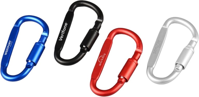 Produktbilde for Cagliari Aluminium Karabinkrok med Skruelås