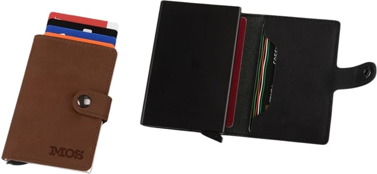 Produktbilde for Asheville Resirkulert Lær RFID Lommebok 