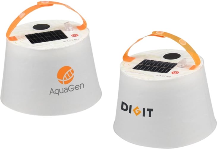 Produktbilde for Tivo TPU Oppblåsbar Solcellelanterne med 2200 mAh Powerbank og Høyttaler