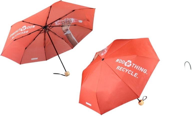 Produktbilde for Caloro 21" RPET  Sammenleggbar Paraply