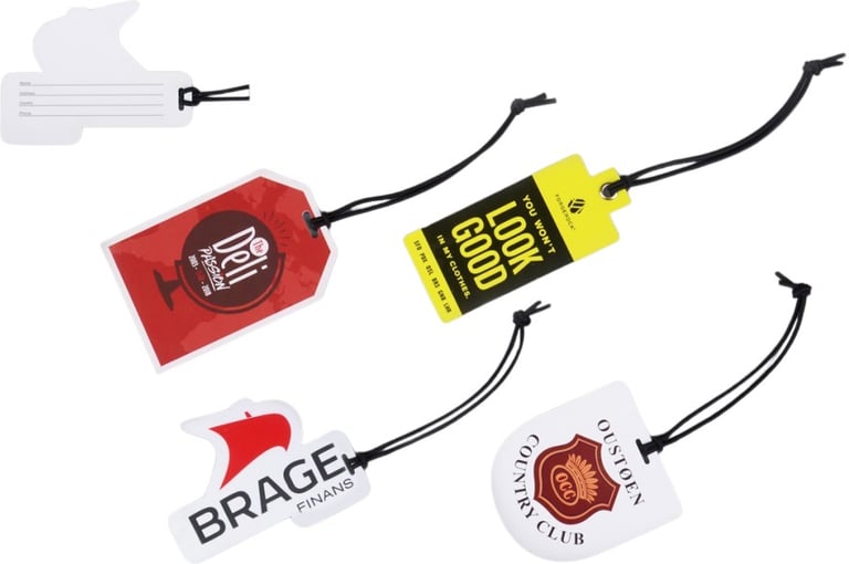 Produktbilde for Egen Form PVC Bagasjelapp