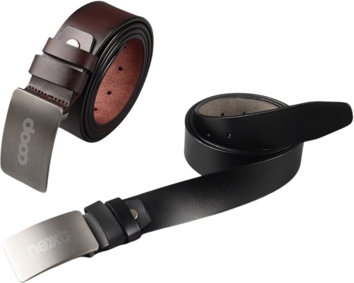 Produktbilde for Flow Lær Belte med Trykklås