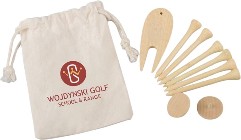 Produktbilde for Velo Bambus og Økologisk Bomull Golf Tilbehørssett