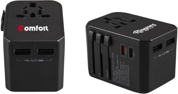 Produktbilde for Miro 45W PD Reiseadapter med USB-A og USB-C