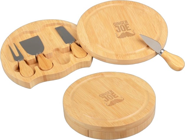 Produktbilde for Crosse Bambus Ostebrett og Knivsett