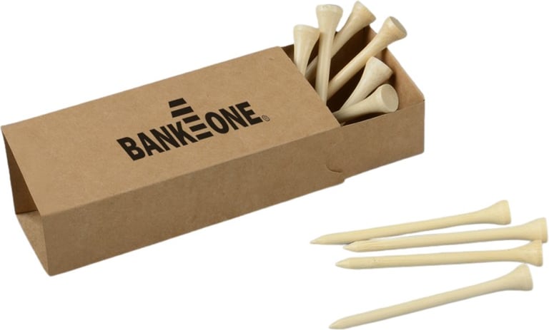 Produktbilde for Clover Bambus Golf Pegger i Papireske