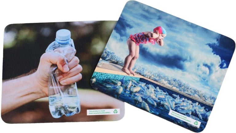 Produktbilde for Alani RPET Musematte med Naturlig Gummibase 