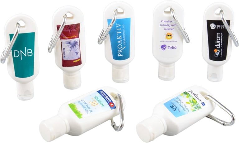 Produktbilde for Solkrem Lotion med Karabiner