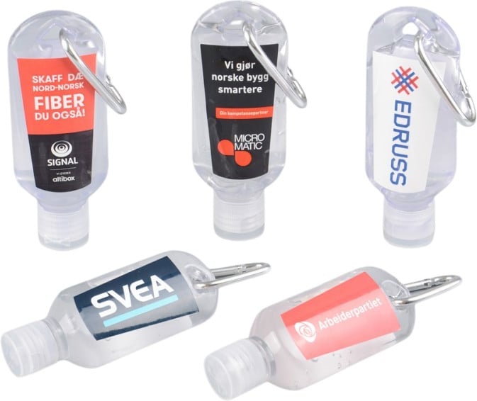 Produktbilde for Norvia 50 ml Hånddesinfeksjon med Karabinkrok