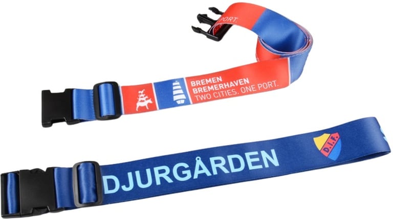 Produktbilde for Axton Polyester Fullfargetrykket Bagasjebånd