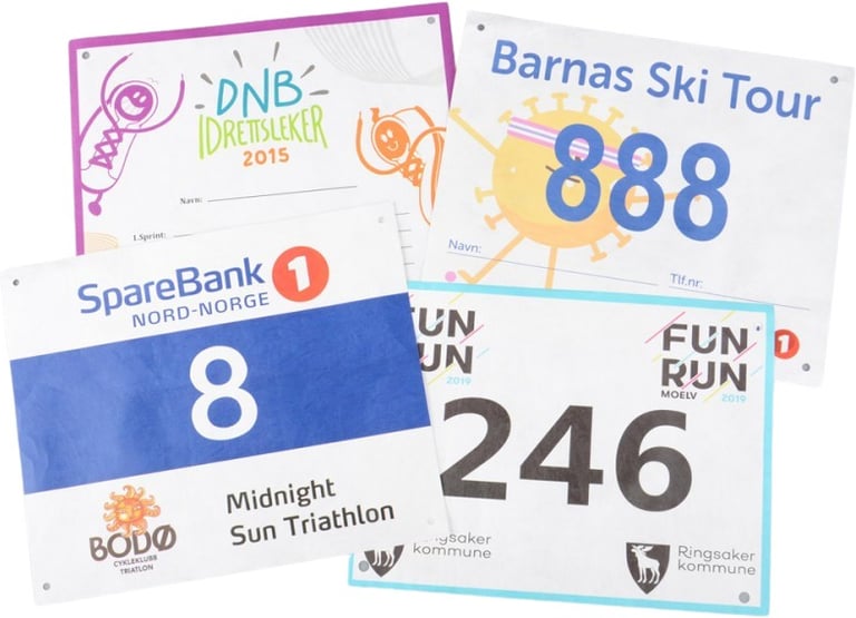 Produktbilde for Rilo Tyvek Startnummer