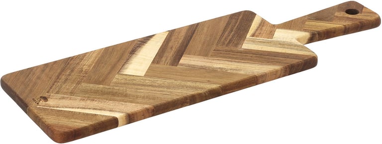 Produktbilde for HOLM  Akasietre Serveringsbrett med Fiskebensmønster