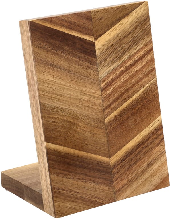 Produktbilde for HOLM Akasietre Magnetisk Knivblokk med Fiskebensmønster