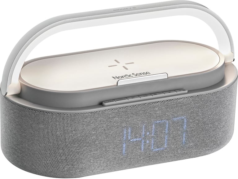 Produktbilde for Nordic Sense Vekkerklokke med Lys