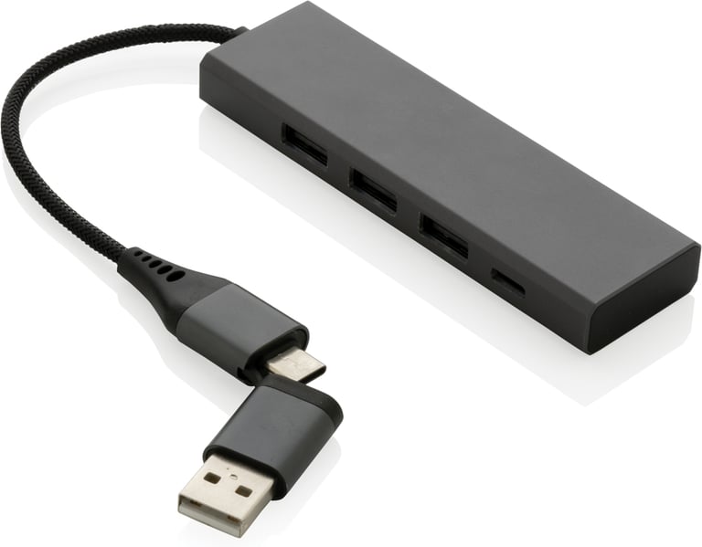 Produktbilde for XD Xclusive Terra RCS Resirkulert Aluminium USB Hub