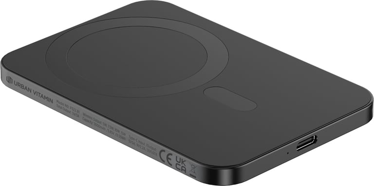 Produktbilde for Urban Vitamin Burbank 3000 mAh RCS Resirkulert Plast/Aluminium 7,5 W Trådløs Powerbank