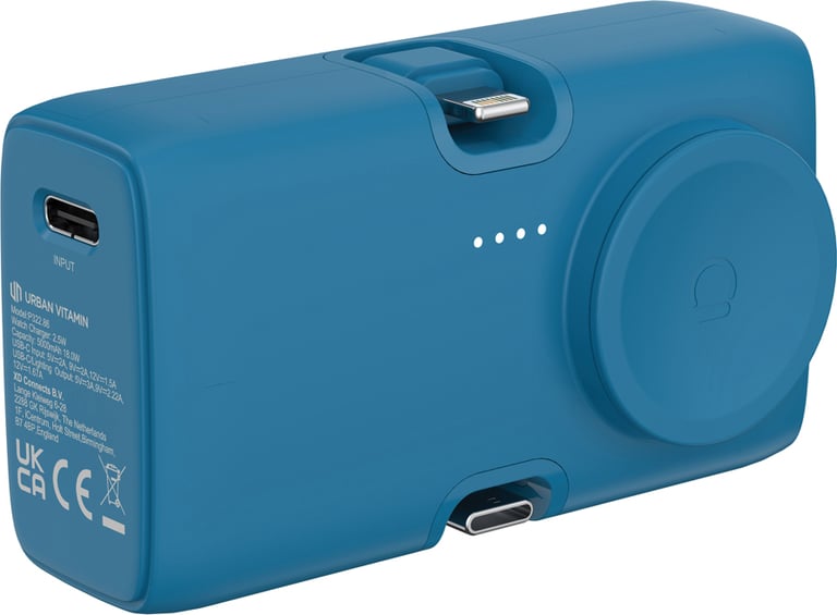 Produktbilde for Urban Vitamin San Diego 5000 mAh RCS Resirkulert Plast 20 W PD Klokkelader og  Powerbank