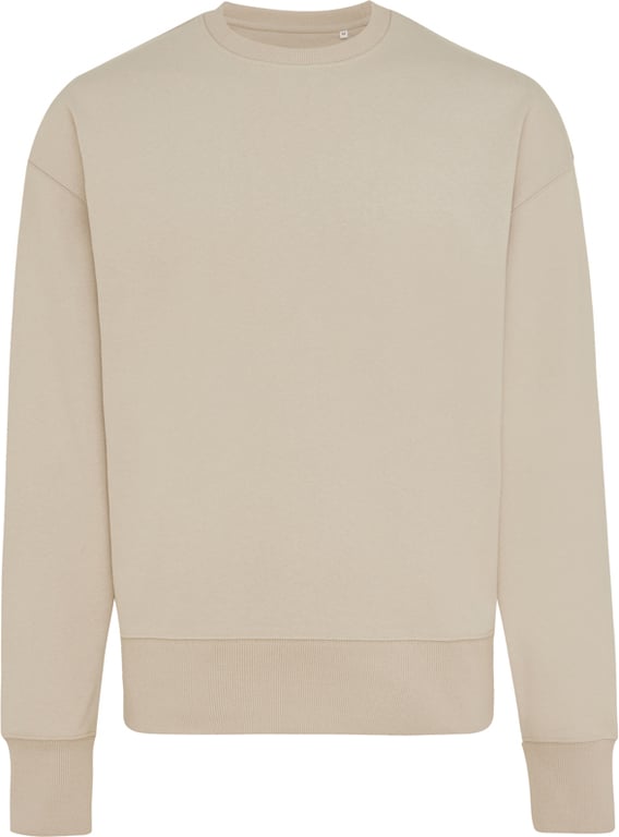 Produktbilde for iqoniq Kruger Resirkulert Bomull Relaxed Fit Collegegenser