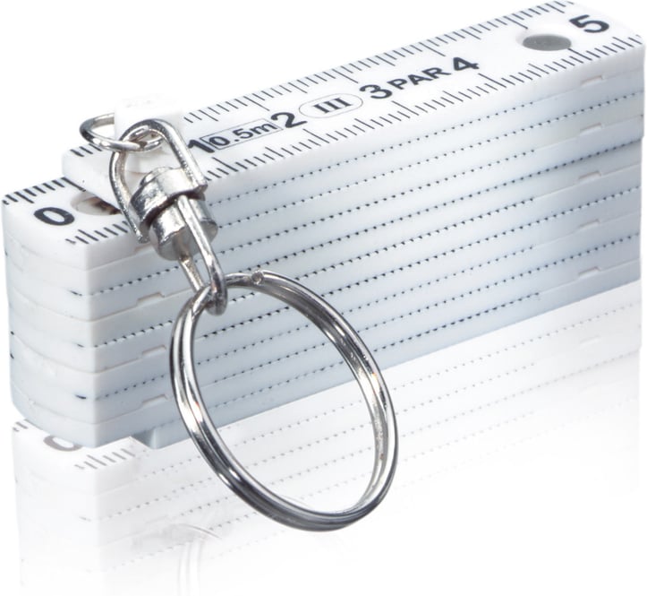 Produktbilde for XD Collection Mini 50 cm Sammenleggbar Målestokk Nøkkelring