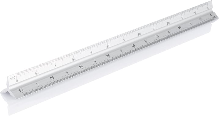 Produktbilde for XD Collection Aluminium 30 cm Skalalinjal