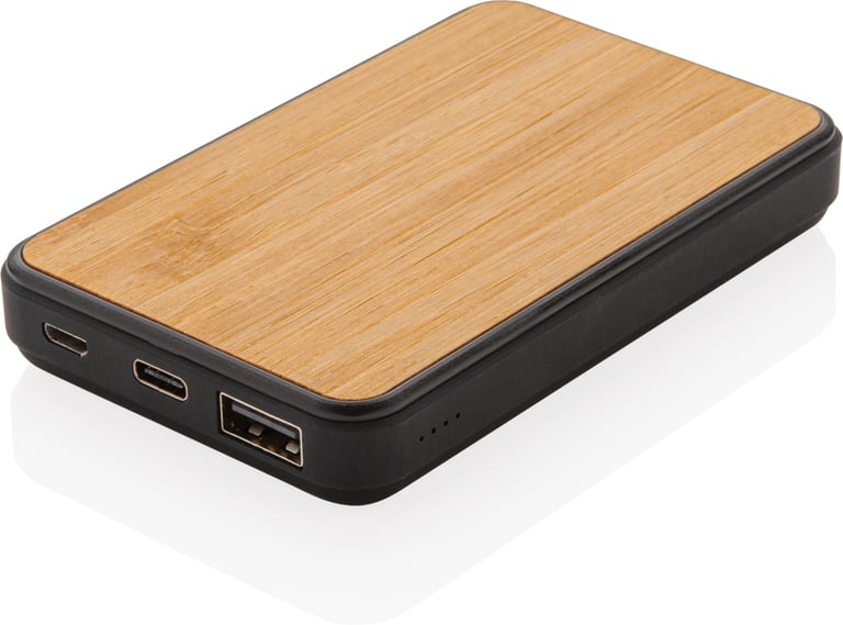 Produktbilde for XD Collection 5000 mAh Bambus og RCS Resirkulert Plast Powerbank