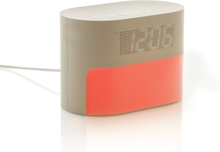 Produktbilde for XD Collection LumaRise Rplast Vekkerklokke med White Noise