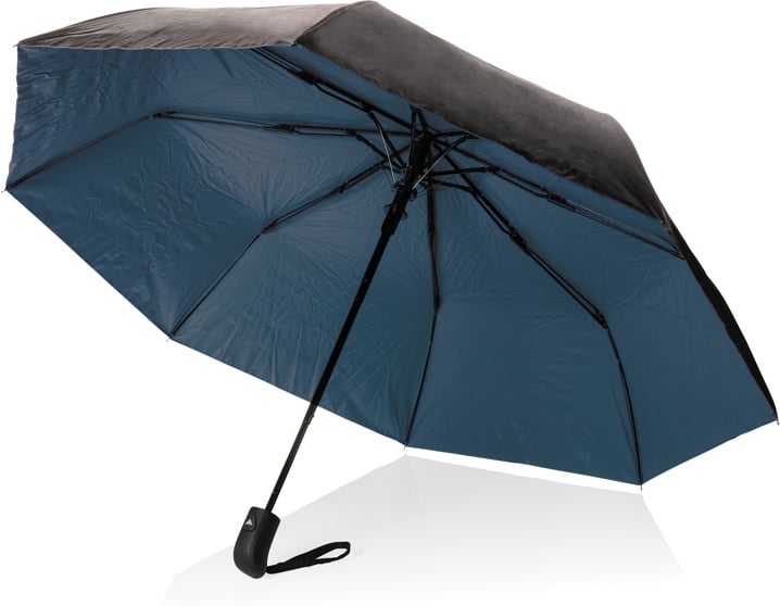 Produktbilde for XD Collection Impact AWARE RPET 190T 21" Tofarget Mini Automatisk Sammenleggbar Paraply