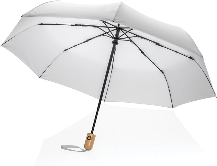 Produktbilde for XD Collection Impact AWARE 190T RPET 21" Bambus Automatisk Sammenleggbar Paraply