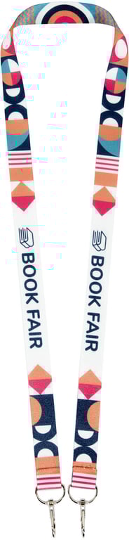 Produktbilde for Leia RPET Nøkkelbånd med 2 Kroker