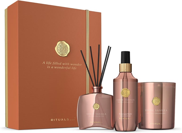 Produktbilde for Rituals Private Collection Suede Vanilla Gavesett L