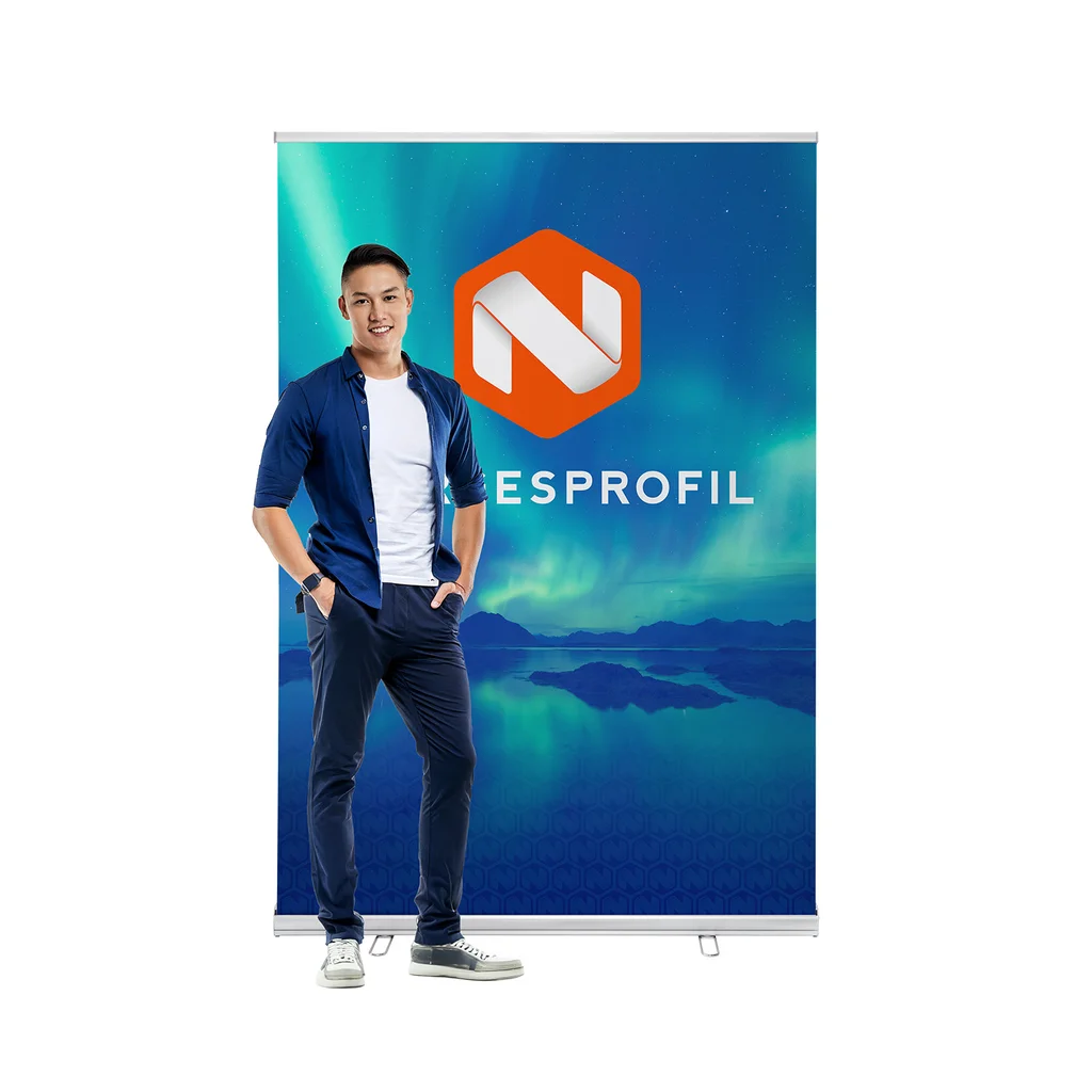 Hovedproduktbilde for 1-135-npl1060 Roll up 150 cm med bæreveske