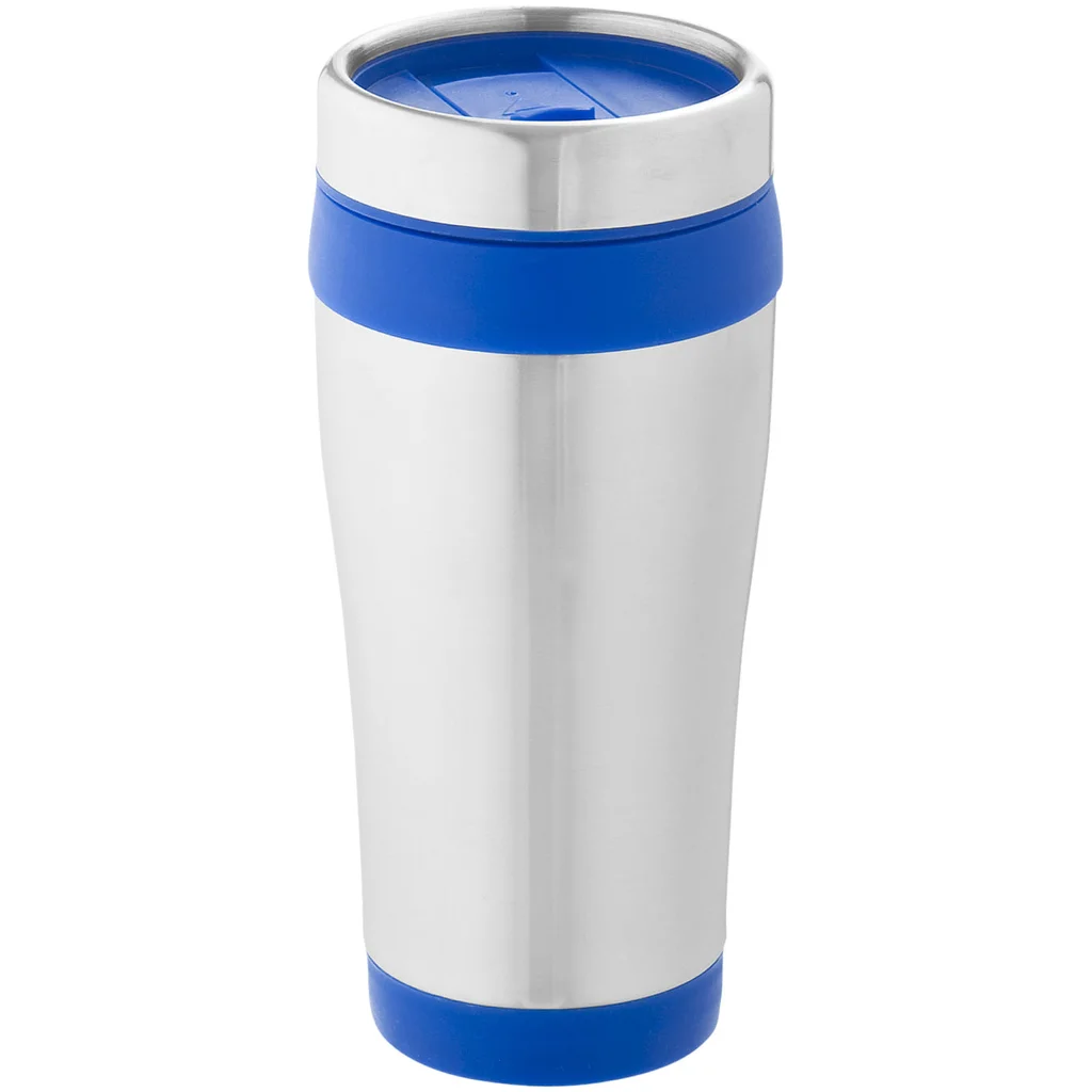 Hovedproduktbilde for Sølv/Blå Elwood 410 ml Termokopp