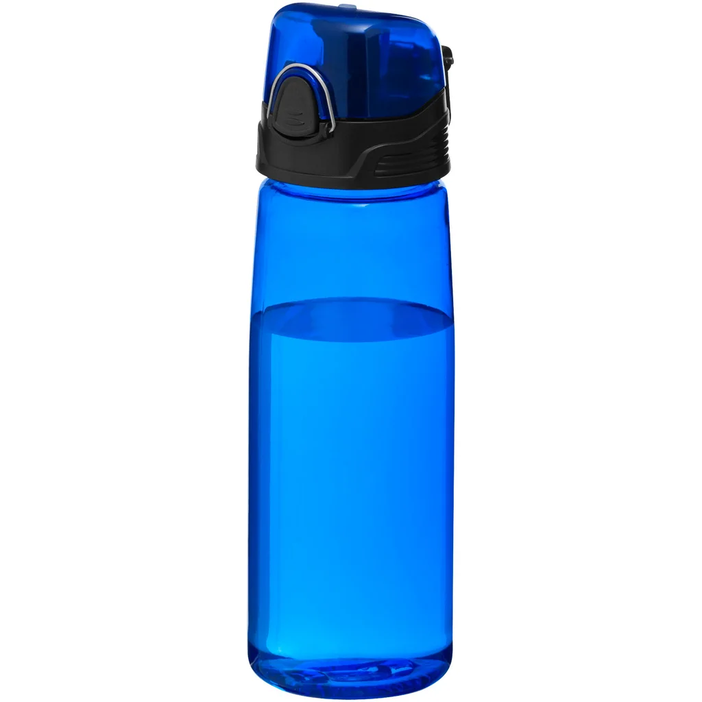 Hovedproduktbilde for Transparent blå Capri 700 ml Tritan Sportsflaske