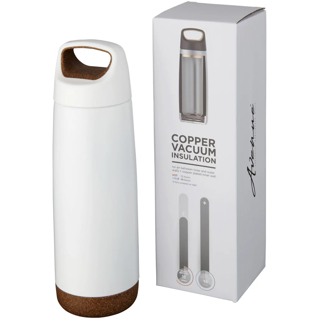 Hovedproduktbilde for Hvit Valhalla 600 ml Kobber Termoflaske