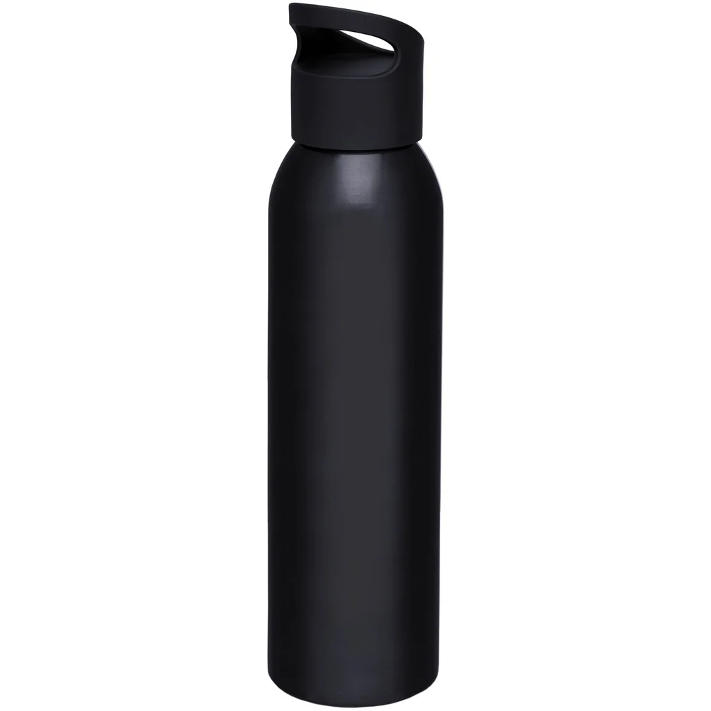 Hovedproduktbilde for Solid svart Sky 650 ml Aluminium Drikkeflaske
