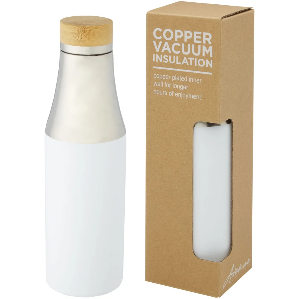 Hovedproduktbilde for Hvit Hulan 540 ml Kobber Termoflaske